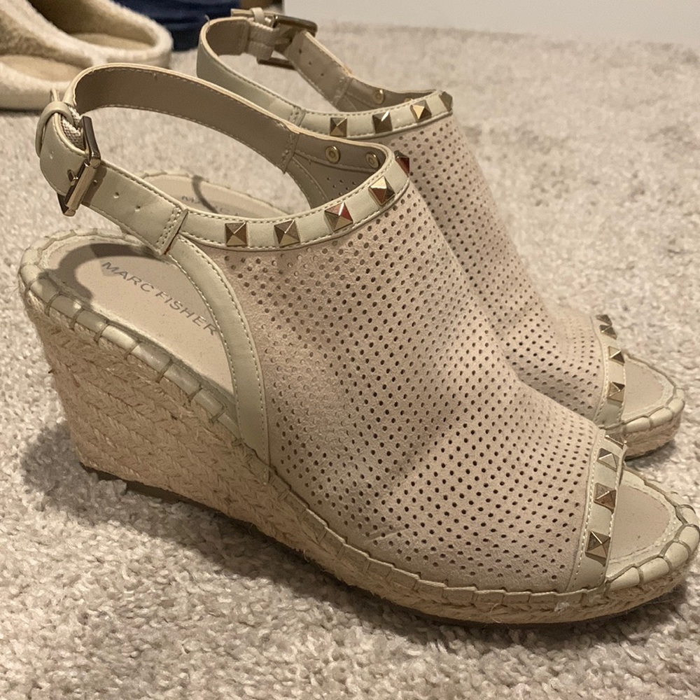 Marc Fisher Studded Wedges